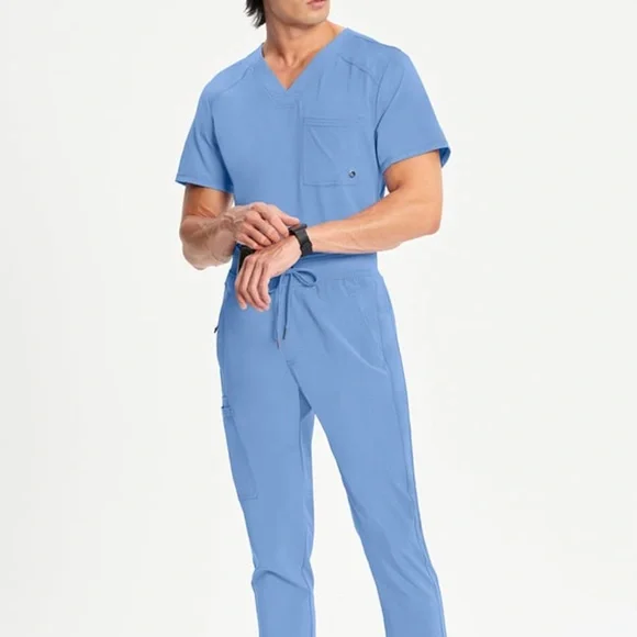 Cherokee Infinity Ciel Scrub Top & Jogger Bottom Set - Picture 5 of 9